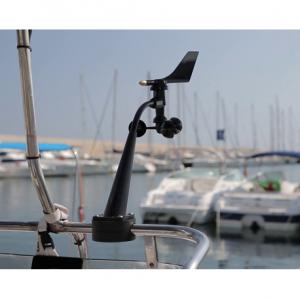 A Wireless (BLE) and Self-powered (Solar) Anemometer