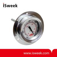 Pizza Oven Flange Mount Thermometer - Dual Scale