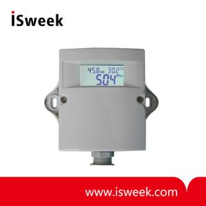 CO2 Duct Transmitter with Temperature and Humidity Detection